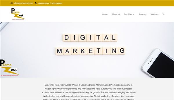 Promo Zest - Digital Marketing Services & Website Design Or Development & Promotions